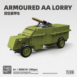 ThirdParty 300019 Armoured AA Lorry Xếp hình lắp ráp ghép mô hình Xe bọc thép phòng không 1:35