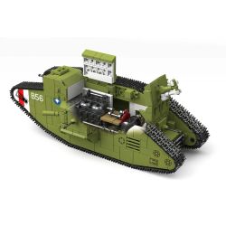 ThirdParty 300018 Heavy Tank MK.V Xếp hình lắp ráp ghép mô hình Tăng hạng nặng MK.V 1:35