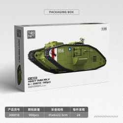 ThirdParty 300018 Heavy Tank MK.V Xếp hình lắp ráp ghép mô hình Tăng hạng nặng MK.V 1:35