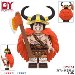 DY_Minifigs DY674 Xếp hình lắp ráp ghép mô hình One Piece: Chiến binh Luffy-Viking