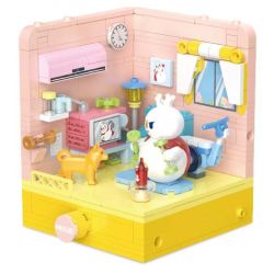 Mixue Ice City XWZB-25021 Xếp hình lắp ráp ghép mô hình Cùng nhau đón xuân tại Mixue Ice City: Yoga