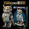 Beautiful and 13094 Mechanical Cyber Owl Xếp hình lắp ráp ghép mô hình Cú cơ khí