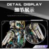 Beautiful and 13094 Mechanical Cyber Owl Xếp hình lắp ráp ghép mô hình Cú cơ khí