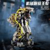 Beautiful and 13095 Mechanical Cyber Cobra Xếp hình lắp ráp ghép mô hình Rắn hổ mang chúa cơ khí