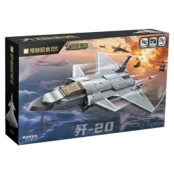 Keeppley 23205 Xếp hình lắp ráp ghép mô hình Vũ khí quan trọng nhất của cường quốc: Tiêm kích hoạt động trên tàu sân bay J-20 1:62