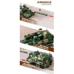 Keeppley 23207 Xếp hình lắp ráp ghép mô hình Vũ khí quan trọng nhất của một cường quốc: Pháo tự hành PLZ-05 Land War God 1:43