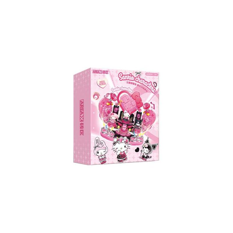 AREA-X AB0091 Xếp hình lắp ráp ghép mô hình Gia đình Sanrio: Người yêu tỏa sáng trên sân khấu