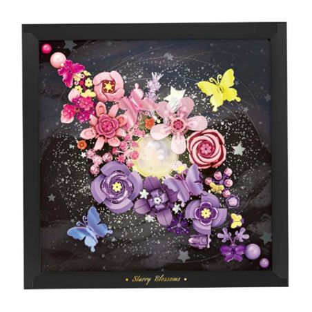 AREA-X AF0014 Starry Blossoms Xếp hình lắp ráp ghép mô hình Đêm đầy sao và biển hoa