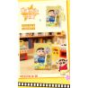 AREA-X AB0173 Xếp hình lắp ráp ghép mô hình Crayon Shin-chan: 8 loại mặt dây chuyền biểu diễn “mới” dễ thương