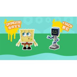 AREA-X AB0086 Xếp hình lắp ráp ghép mô hình SpongeBob SquarePants: Nhà hàng trên biển của ông chủ
