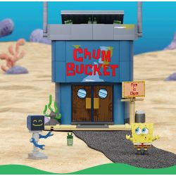 AREA-X AB0087 Xếp hình lắp ráp ghép mô hình SpongeBob SquarePants: Trường dạy lái xe Beechburg