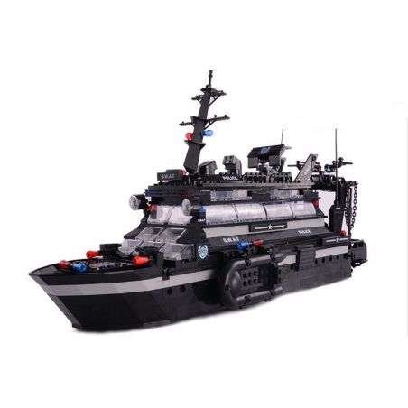 WOMA C0546 0546 Xếp hình kiểu  SWAT SPECIAL FORCE SWAT Battle Command Ship Tàu Chỉ Huy Đánh Trận Của Lực Lượng đặc Nhiệm 981 khối