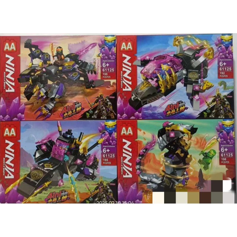 Double A 61125 Xếp hình lắp ráp ghép mô hình Tinh Vương Thú bốn trong một