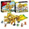 Double A 61121 Xếp hình lắp ráp ghép mô hình Rồng bốn đầu hợp nhất bằng vàng