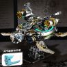 Beautiful and 13097 Xếp hình lắp ráp ghép mô hình Rùa cơ khí