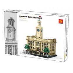 WANGE LIGAO Dr.Luck 5254 Hankow Customs House, Hubei, China Xếp hình lắp ráp ghép mô hình Tòa nhà Hồ Bắc Vũ Hán Jianghanguan
