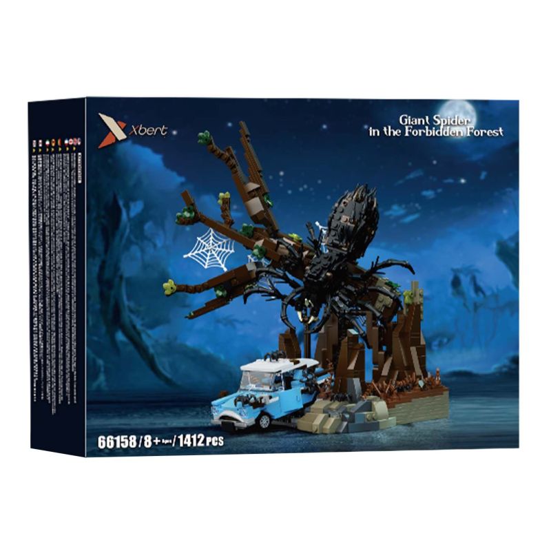Xbert 66158 Giant Spider In The Forbidden Forest Xếp hình lắp ráp ghép mô hình Con nhện trong rừng cấm