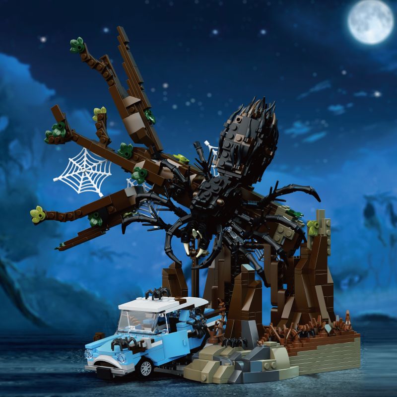 Xbert 66158 Giant Spider In The Forbidden Forest Xếp hình lắp ráp ghép mô hình Con nhện trong rừng cấm