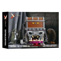 Xbert 66188 Mysterious Treasure Chest Xếp hình lắp ráp ghép mô hình Rương kho báu bí ẩn