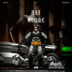 small angle JD121 Bat Mobile Xếp hình lắp ráp ghép mô hình xe đạp dơi