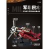 Souzosha F8102-2 Xếp hình lắp ráp ghép mô hình Battlefield 1939: Máy bay chiến đấu cổ điển Thế chiến II màu đỏ