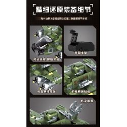 Souzosha F8102-2 Xếp hình lắp ráp ghép mô hình Battlefield 1939: Máy bay chiến đấu cổ điển Thế chiến II màu đỏ