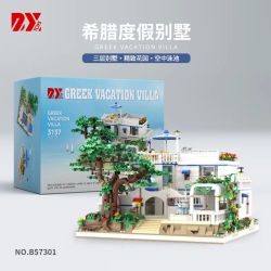 BY TOYS B57301 GREEK VACATION VILLA Xếp hình lắp ráp ghép mô hình Biệt thự nghỉ dưỡng Hy Lạp