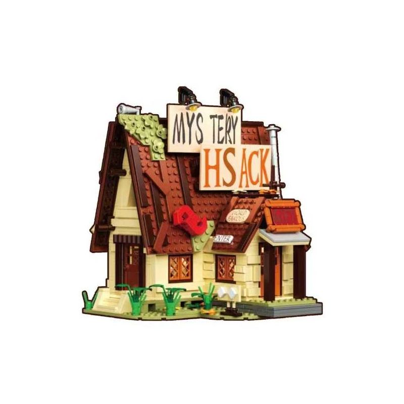 No license KK20006 Weird Town Xếp hình lắp ráp ghép mô hình thị trấn kỳ lạ