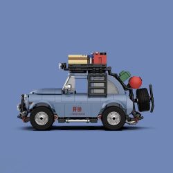 Pibo PB8859 Unlock Car Xếp hình lắp ráp ghép mô hình mở khóa xe