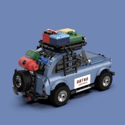 Pibo PB8859 Unlock Car Xếp hình lắp ráp ghép mô hình mở khóa xe