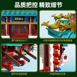 Xingya Premium 89140 Xếp hình lắp ráp ghép mô hình thuyền rồng