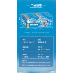 SEMBO 202219 SEMBO 202220 SEMBO 202221 SEMBO 202222 Xếp hình lắp ráp ghép mô hình Một cường quốc: Trực thăng hoạt động trên tàu sân bay Z-20J 4 tổ hợp: trực thăng vũ trang, trực thăng đa năng hạng nhẹ, máy bay ném bom chiến lược, máy bay chiến đấu siêu thanh