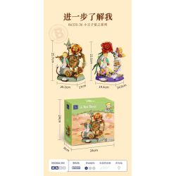 Pantasy 86335 Xếp hình lắp ráp ghép mô hình Hoàng tử bé: Hành trình tới các vì sao