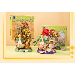 Pantasy 86336 Xếp hình lắp ráp ghép mô hình Hoàng tử bé: Khu vườn của các vì sao