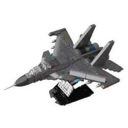 iBlock ib1209 Xếp hình lắp ráp ghép mô hình Máy bay chiến đấu J-15 1:64