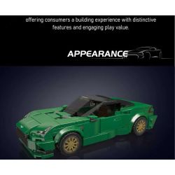 MouldKing 27113 Martin DBIZ Xếp hình lắp ráp ghép mô hình Xe thể thao Martin DBIZ