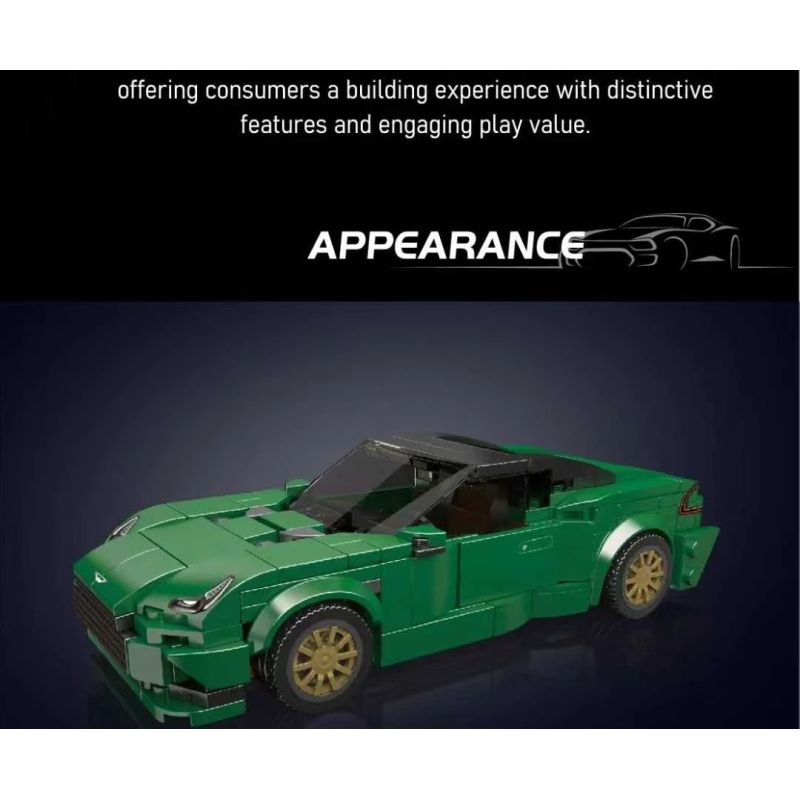 MouldKing 27113 Martin DBIZ Xếp hình lắp ráp ghép mô hình Xe thể thao Martin DBIZ