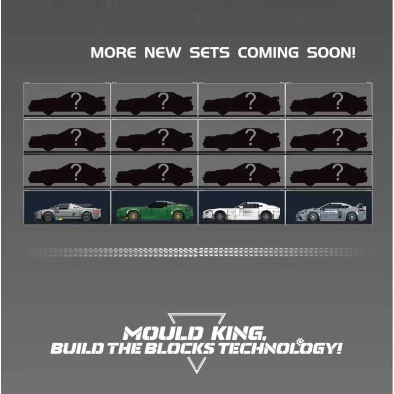 MouldKing 27113 Martin DBIZ Xếp hình lắp ráp ghép mô hình Xe thể thao Martin DBIZ