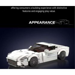 MouldKing 27114 Martin One77 Xếp hình lắp ráp ghép mô hình Xe thể thao Aston Martin One77