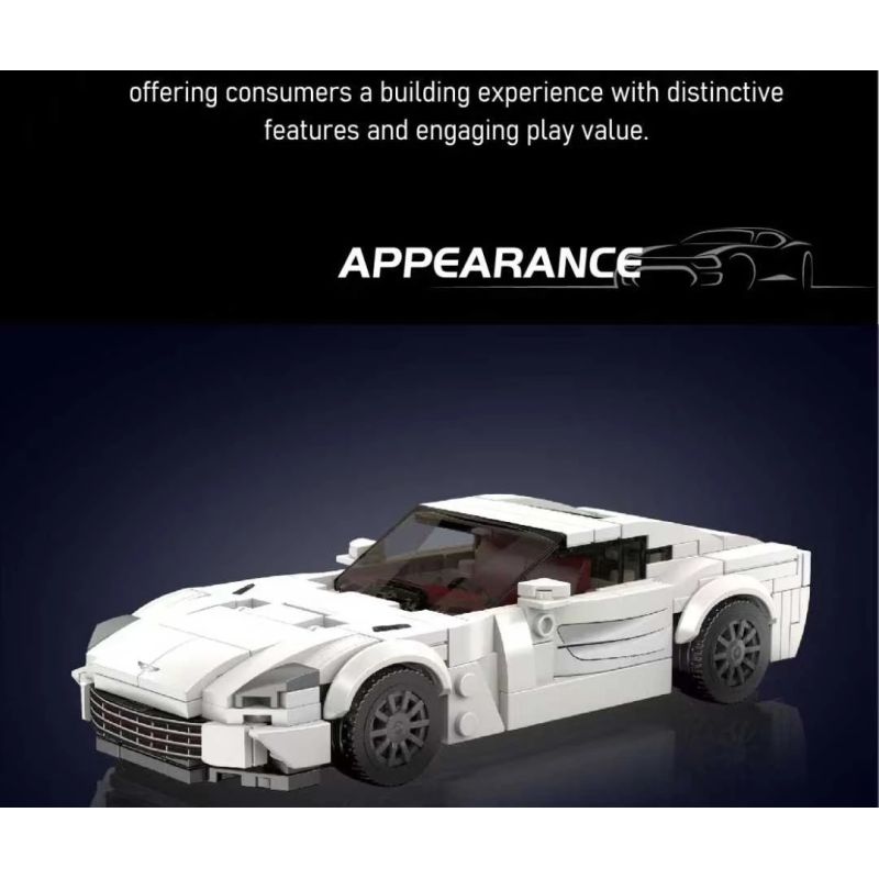 MouldKing 27114 Martin One77 Xếp hình lắp ráp ghép mô hình Xe thể thao Aston Martin One77