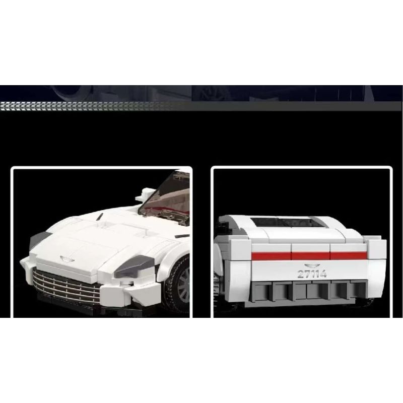 MouldKing 27114 Martin One77 Xếp hình lắp ráp ghép mô hình Xe thể thao Aston Martin One77