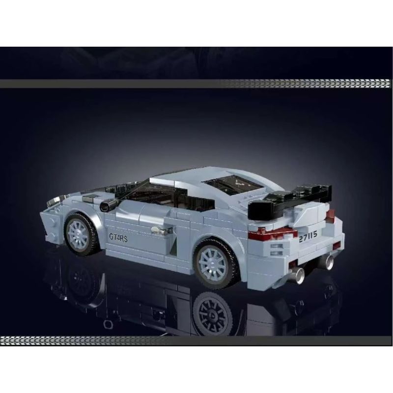 MouldKing 27115 Xếp hình lắp ráp ghép mô hình Xe thể thao Porsche 718 GT4 RS