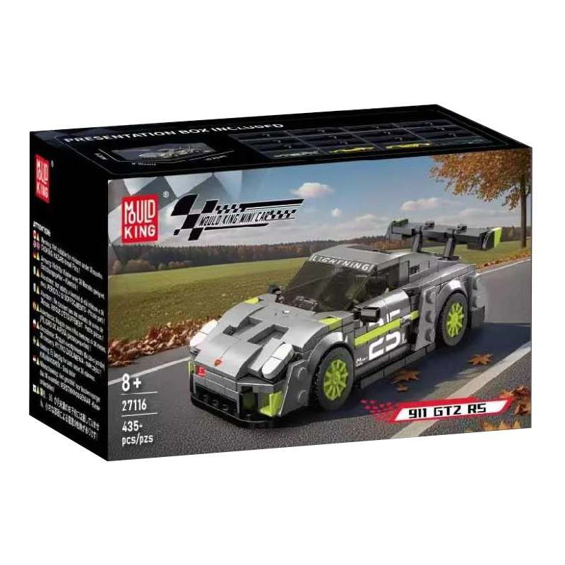MouldKing 27116 Xếp hình lắp ráp ghép mô hình Xe thể thao Porsche 911 BTZ R5
