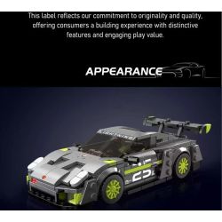 MouldKing 27116 Xếp hình lắp ráp ghép mô hình Xe thể thao Porsche 911 BTZ R5