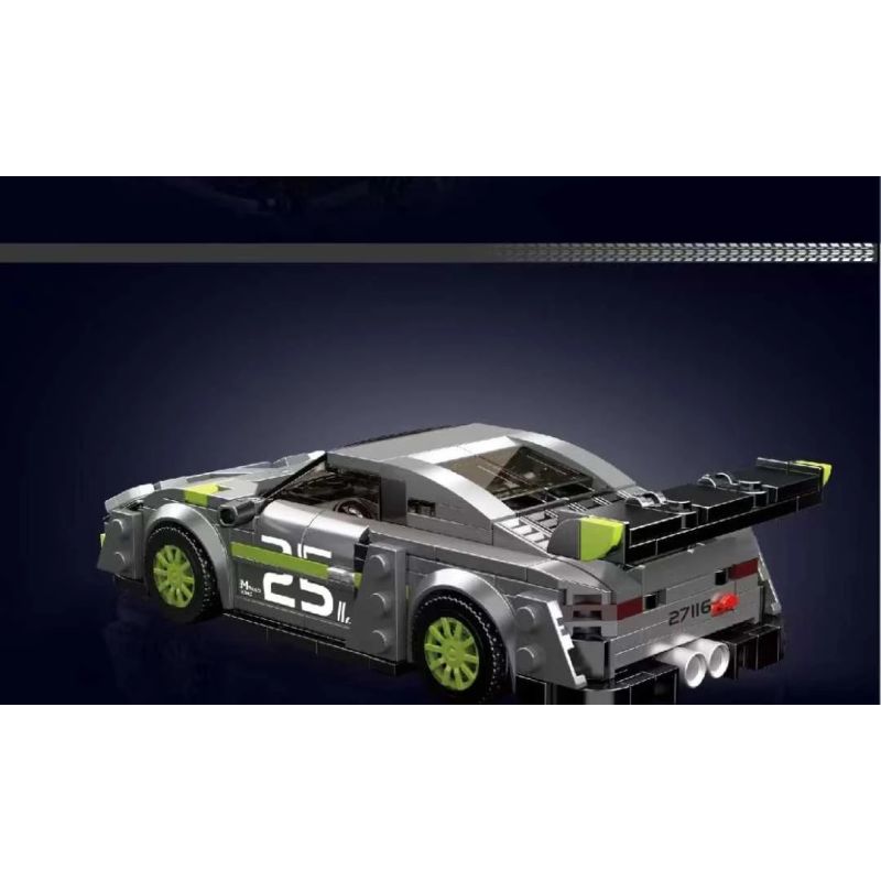 MouldKing 27116 Xếp hình lắp ráp ghép mô hình Xe thể thao Porsche 911 BTZ R5