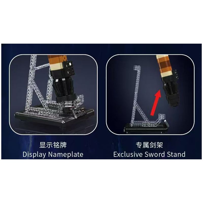 MouldKing 10238 Scavenger Lightsaber Xếp hình lắp ráp ghép mô hình Thanh kiếm ánh sáng