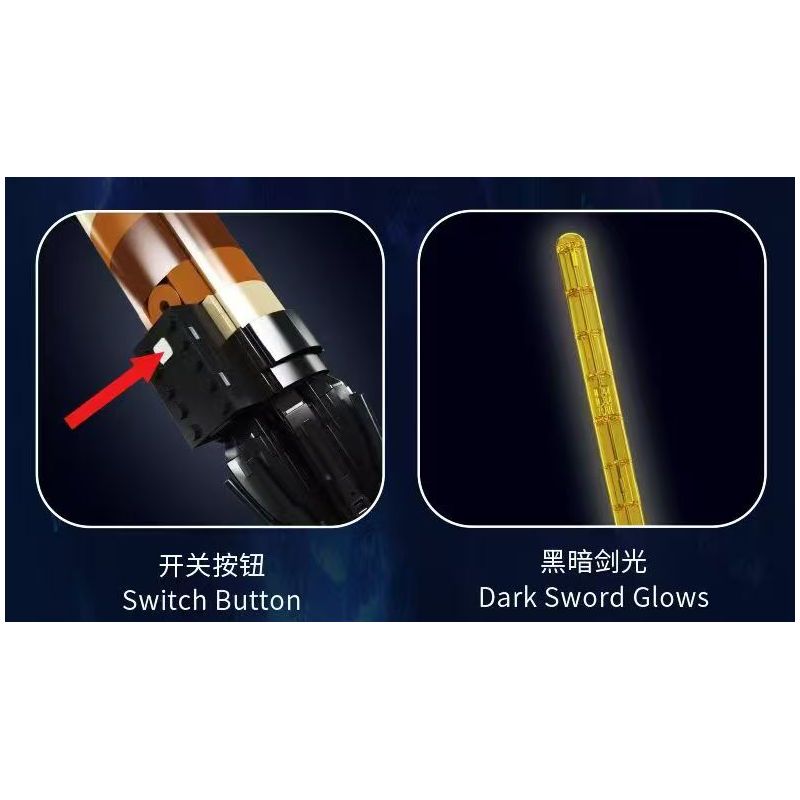 MouldKing 10238 Scavenger Lightsaber Xếp hình lắp ráp ghép mô hình Thanh kiếm ánh sáng