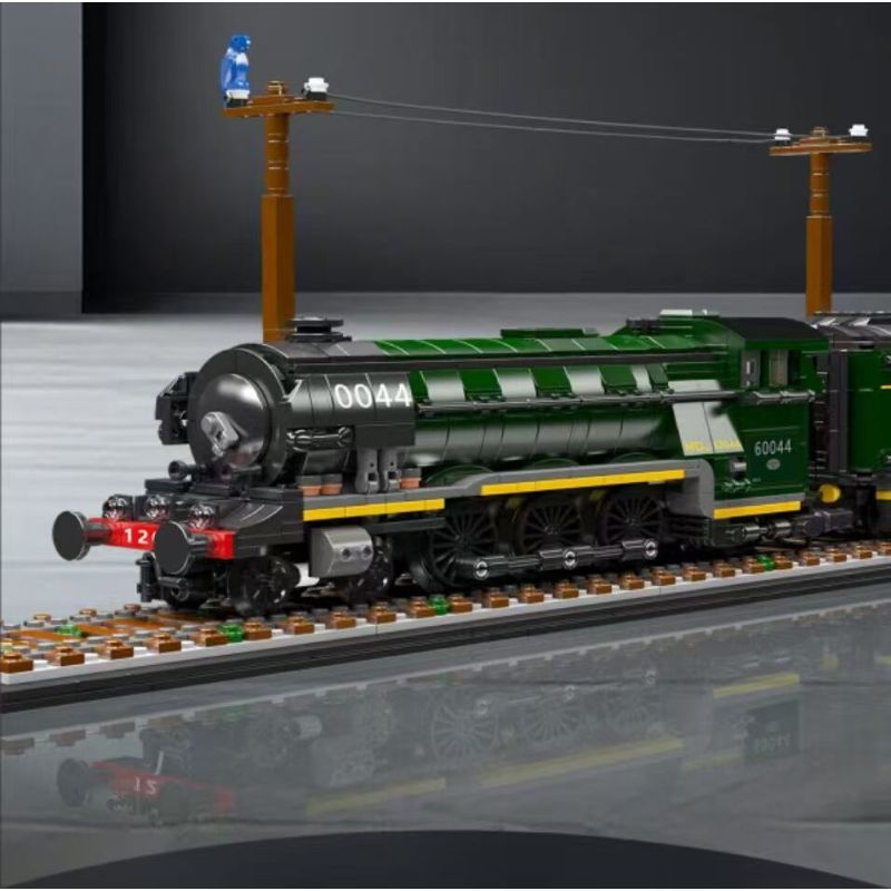 MouldKing 12044 Flying Scotsman Xếp hình lắp ráp ghép mô hình Tàu hơi nước cổ Flying Scots