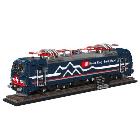 MouldKing 12045 Vectron European Electric Passenger Train Xếp hình lắp ráp ghép mô hình Đầu máy điện Siemens Vectron