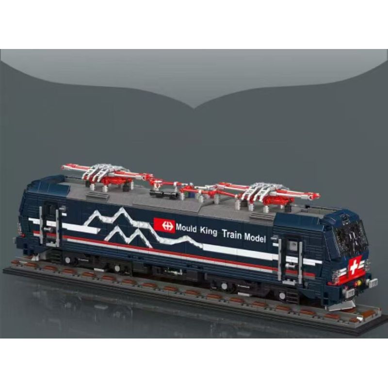 MouldKing 12045 Vectron European Electric Passenger Train Xếp hình lắp ráp ghép mô hình Đầu máy điện Siemens Vectron